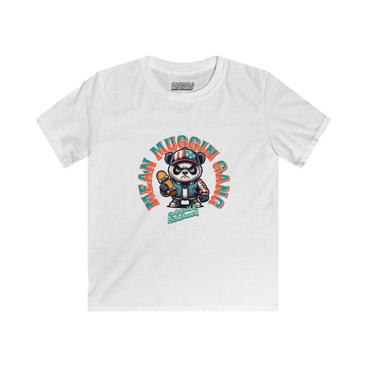 Kids Mean Muggin Softstyle Tee